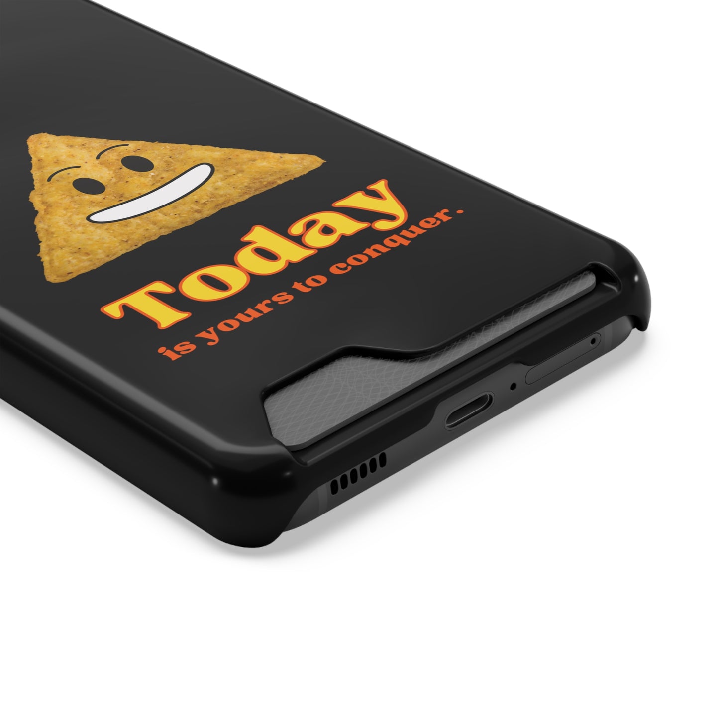 "Today Is Yours to Conquer" Phone Case With Card Holder