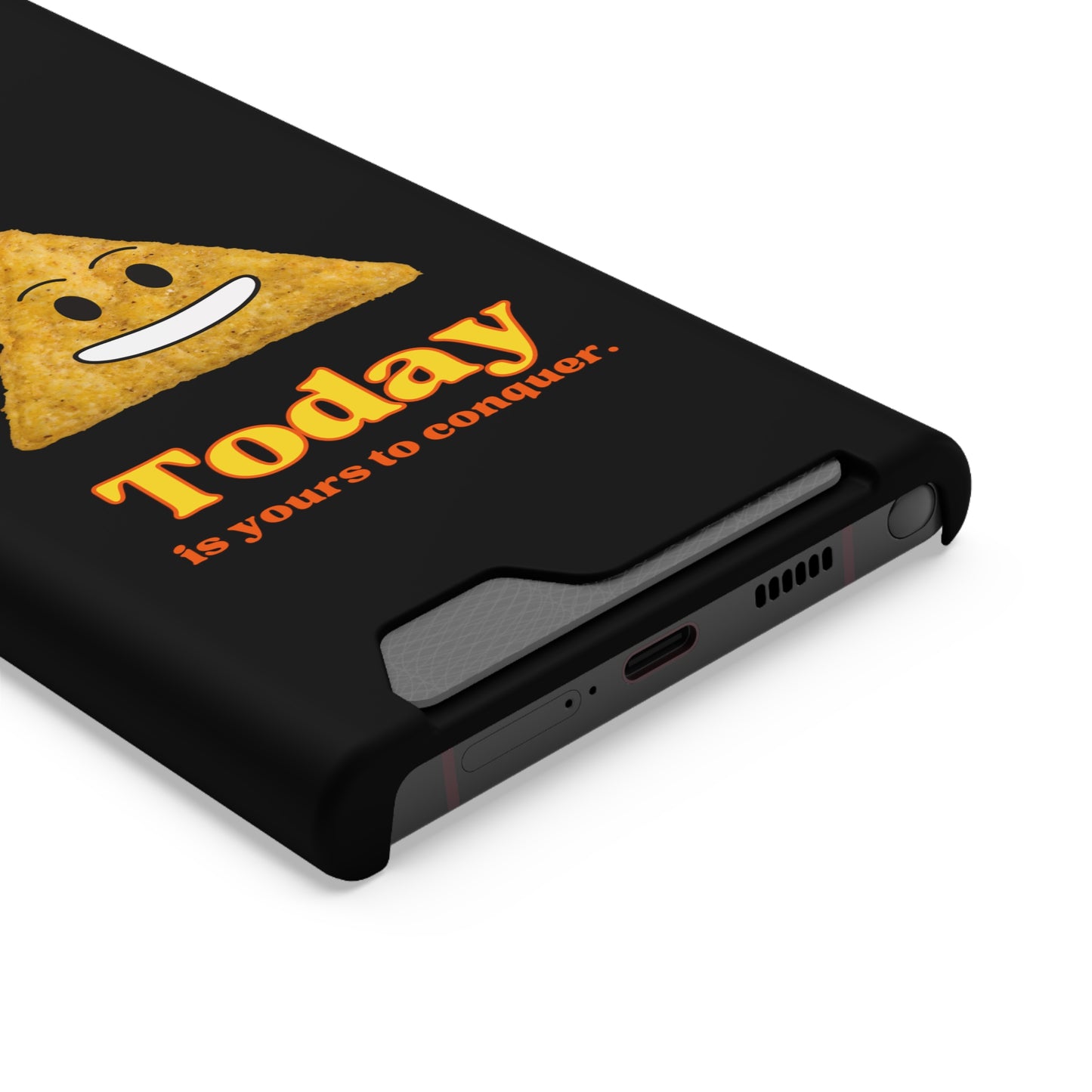 "Today Is Yours to Conquer" Phone Case With Card Holder