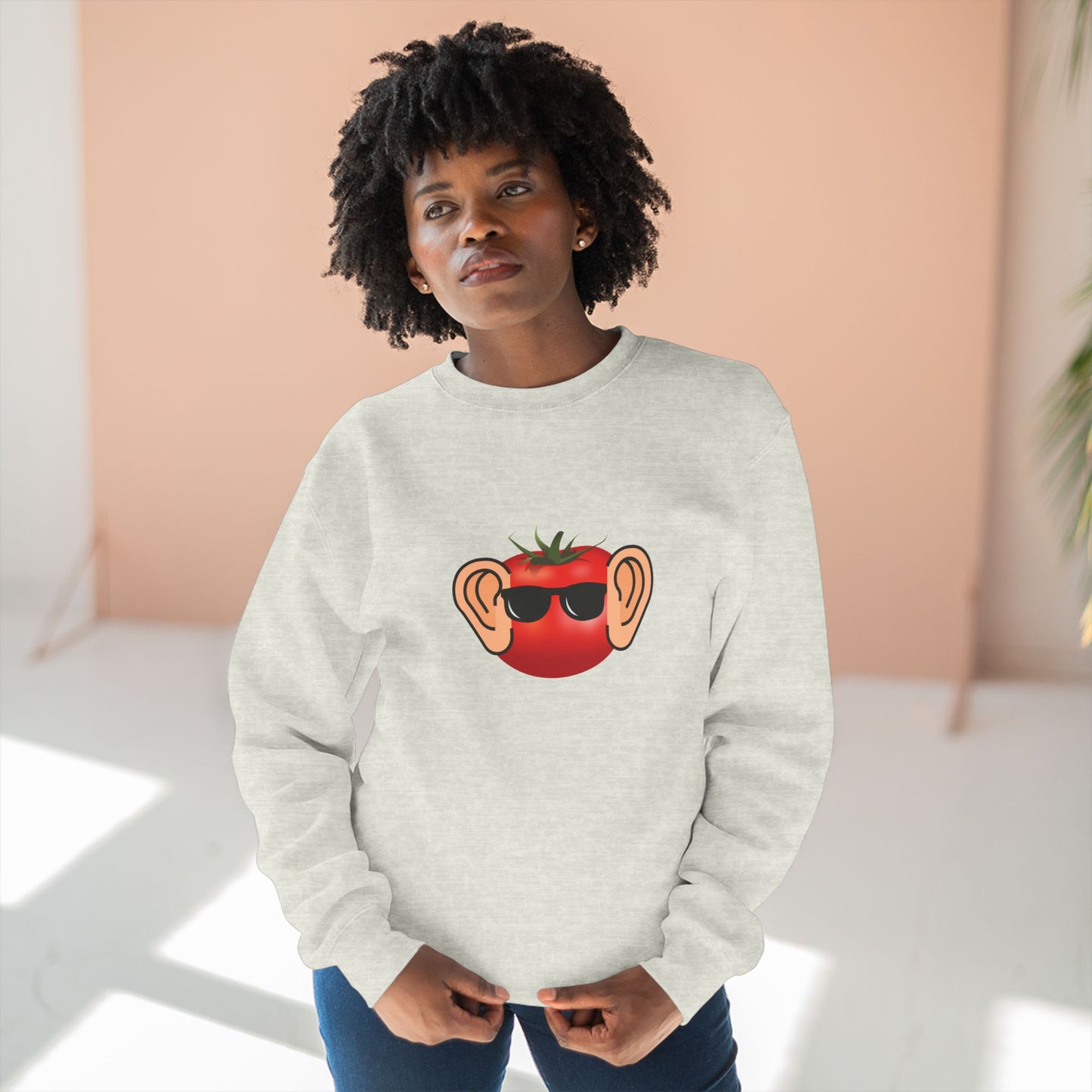 Cool Tomato Unisex Crewneck Sweatshirt