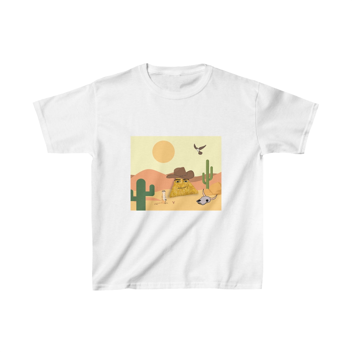 Omega Nacho's Desert Life T-Shirt. Kids Heavy Cotton™ Tee