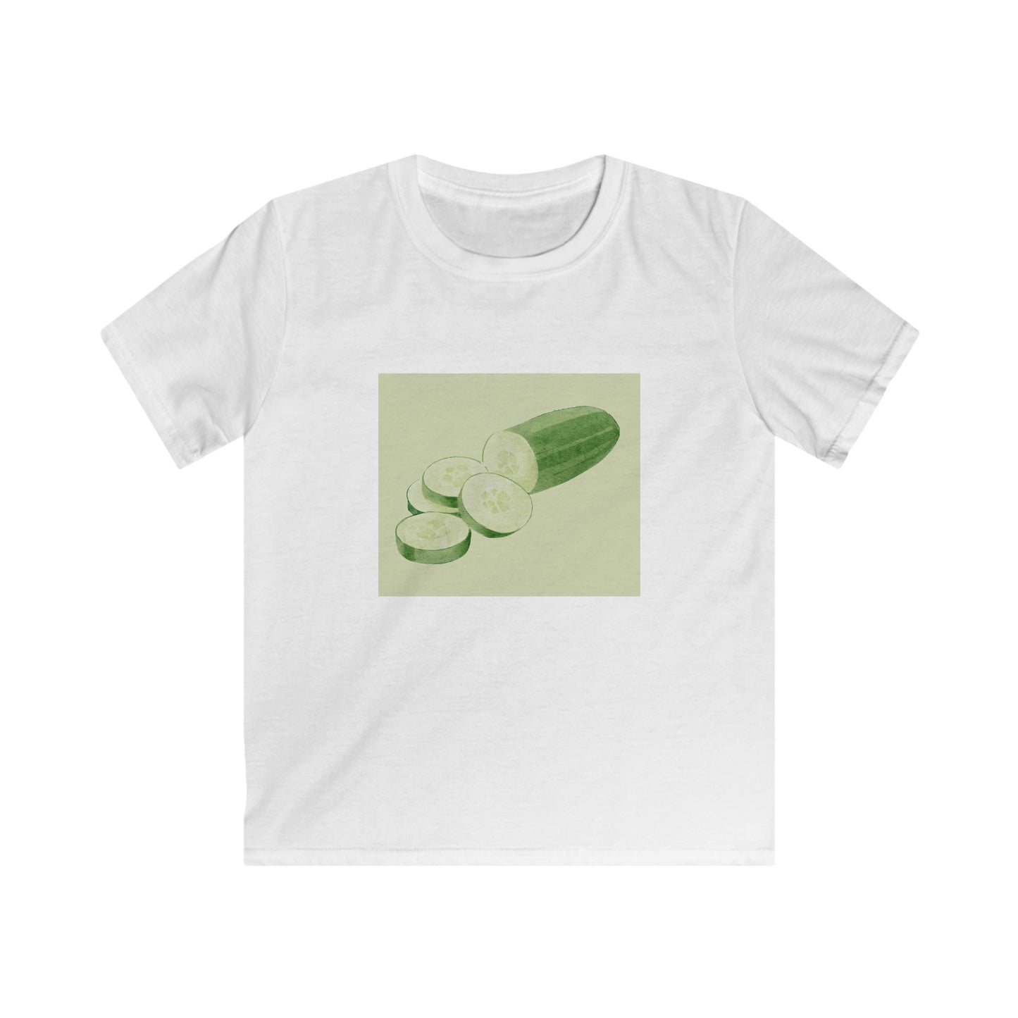 Cool as a Cucumber Kids Softstyle Tee