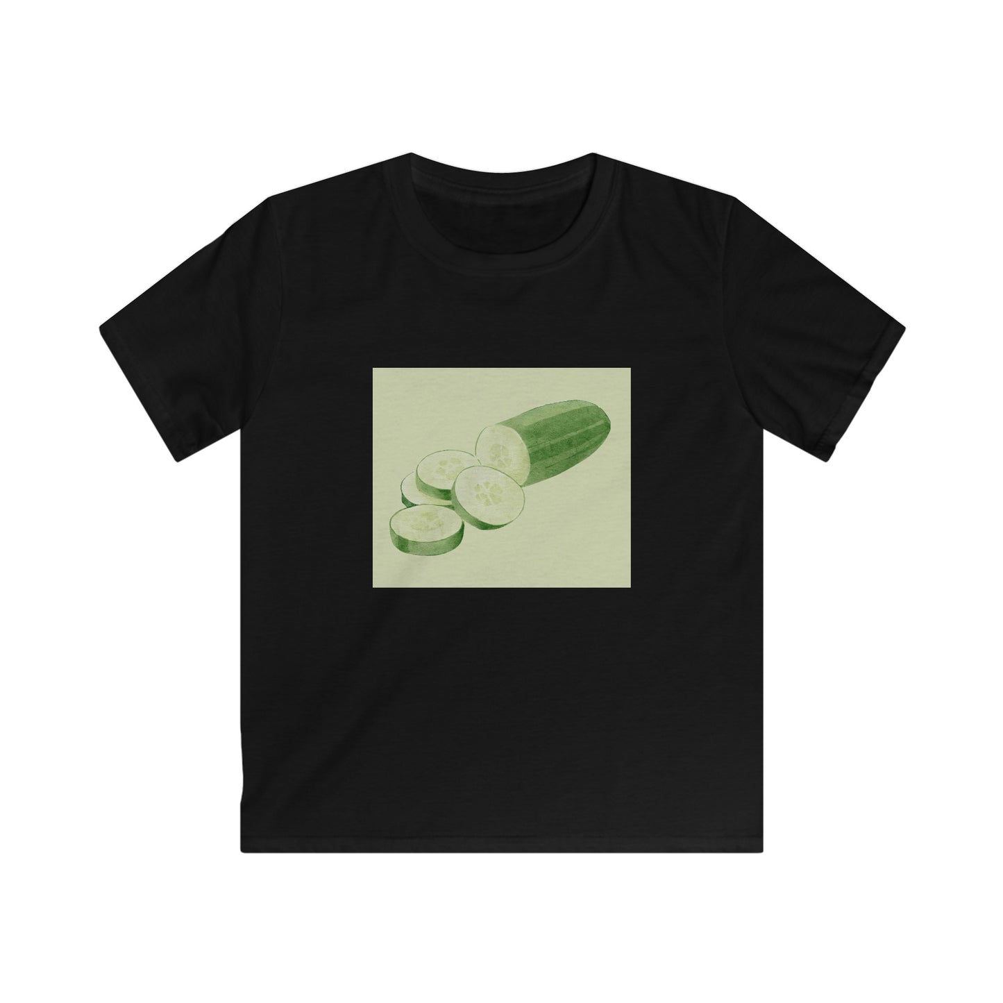 Cool as a Cucumber Kids Softstyle Tee